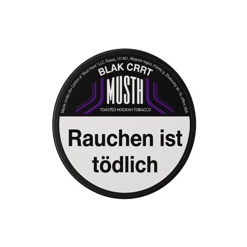 MUSTH Black Crrt